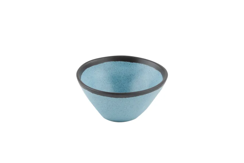 GET B-80-GBL Pottery Market™ Salad Soup Bowl, 8 Oz (12 Oz Rim), 5" x 2" Melamine Blue - 1 Dozen