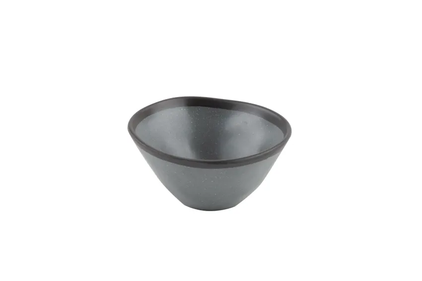 GET B-80-GR Salad/Soup Bowl, 5" Dia x 2" H, 8 Oz, Gray Melamine, Dishwasher Safe, BPA‑Free - Dozen