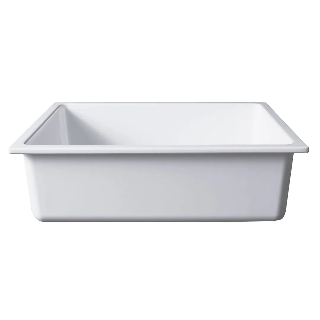 GET B12125-W Food Pan, 12-3/4" x 10-3/8" x 3-3/4", 1/2 Size, White Melamine, BPA Free, Dishwasher Safe