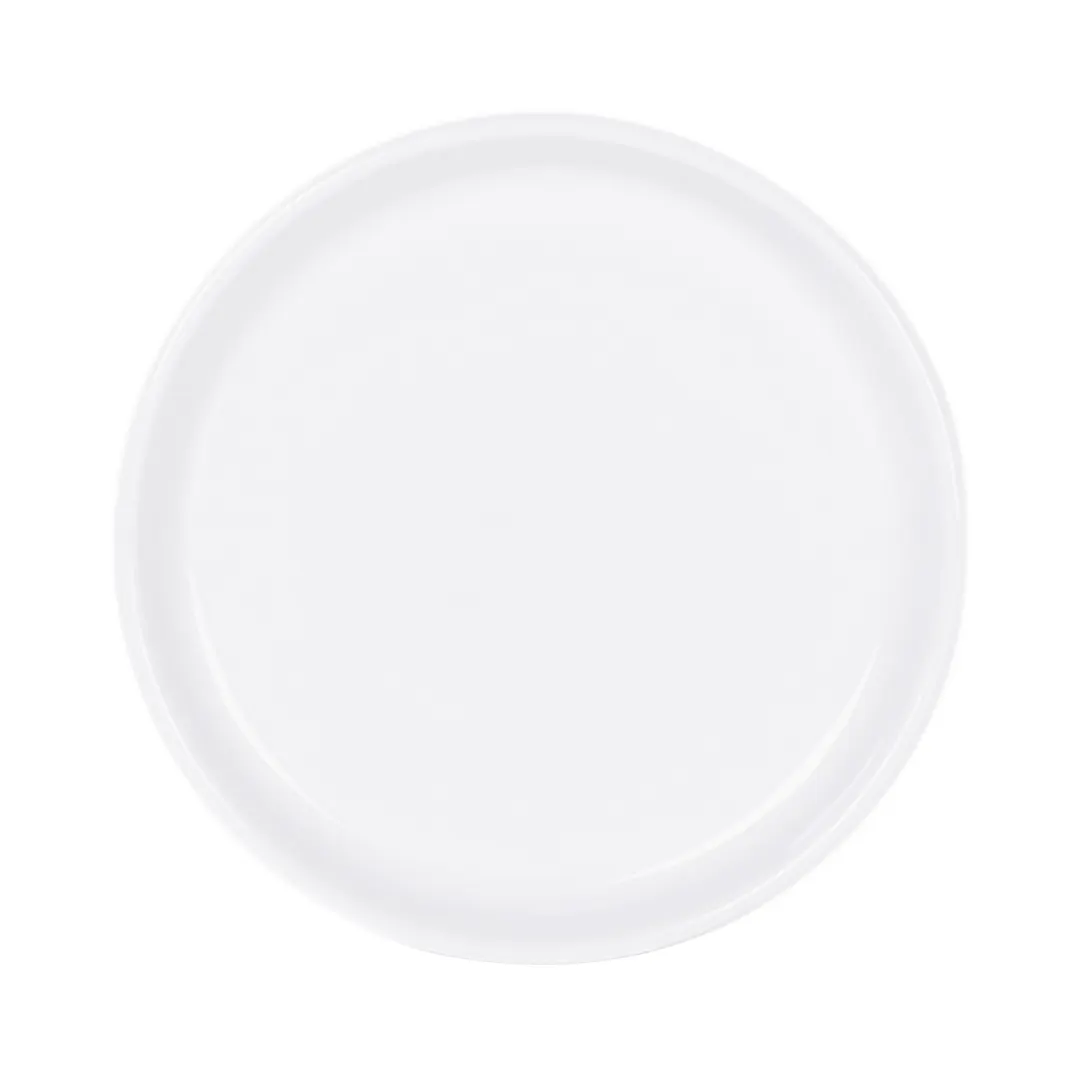 GET B190053-W Elite Global Solutions Plate, 5 1/4" Dia. x 7/8"H, Round, Melamine, White