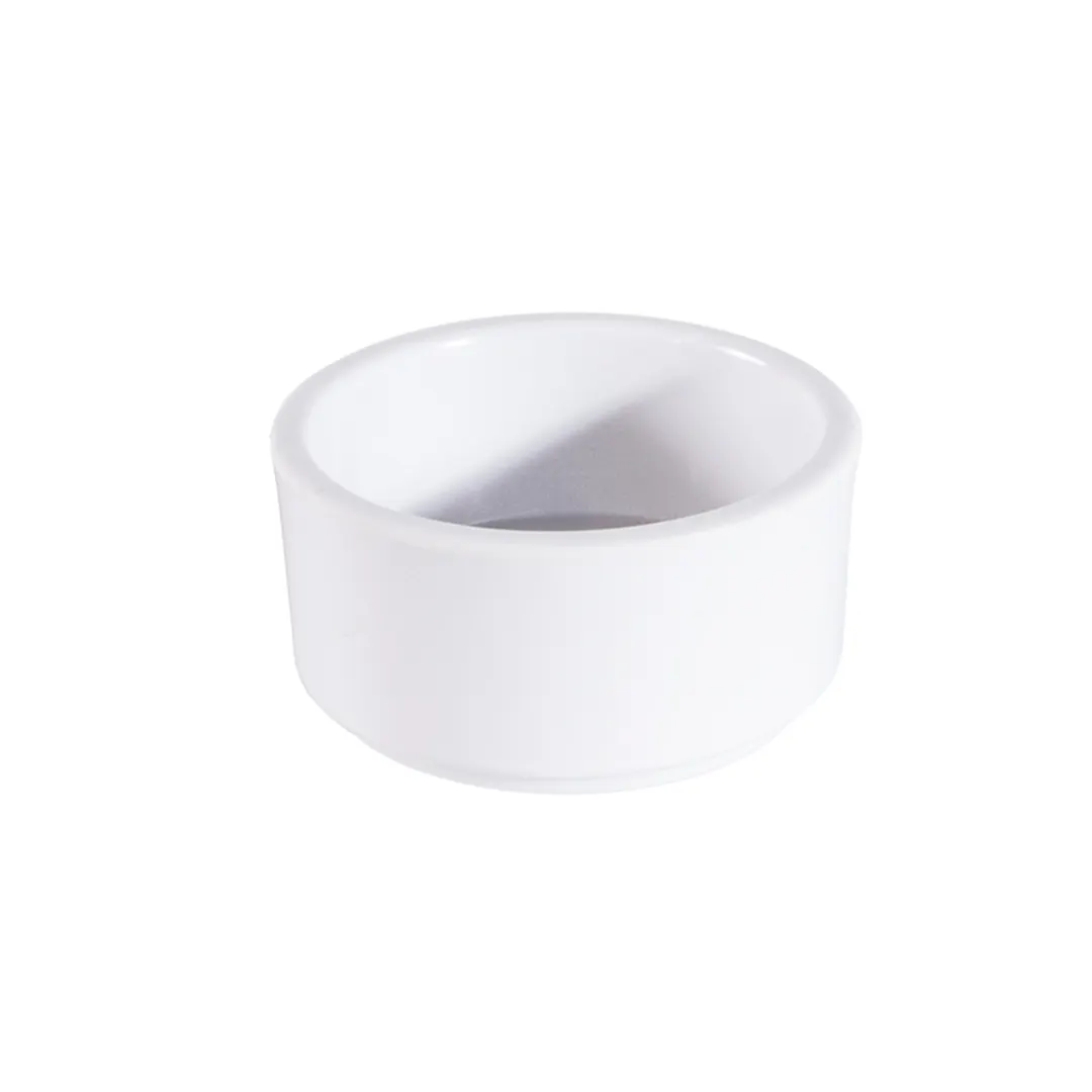 GET B216SM-W Elite Global Solutions Ramekin, 1-1/2 Oz., 2-1/8" Dia. X 1-1/4"H, Melamine, White