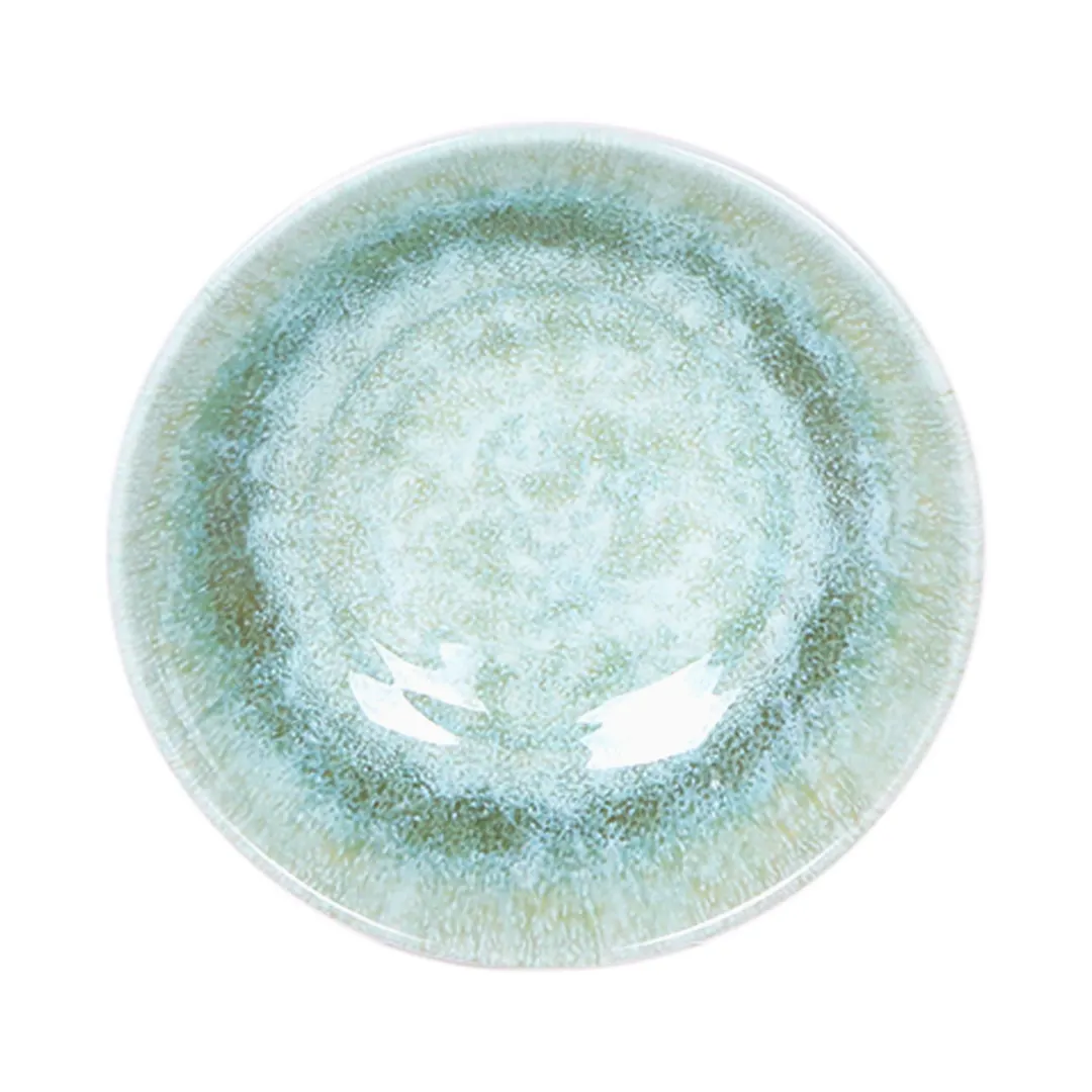 GET B427067-SM Bowl, 16 Oz., 6 3/4" Dia. X 1 3/4" H, Round Sea Moss Melamine, Scratch Resistant