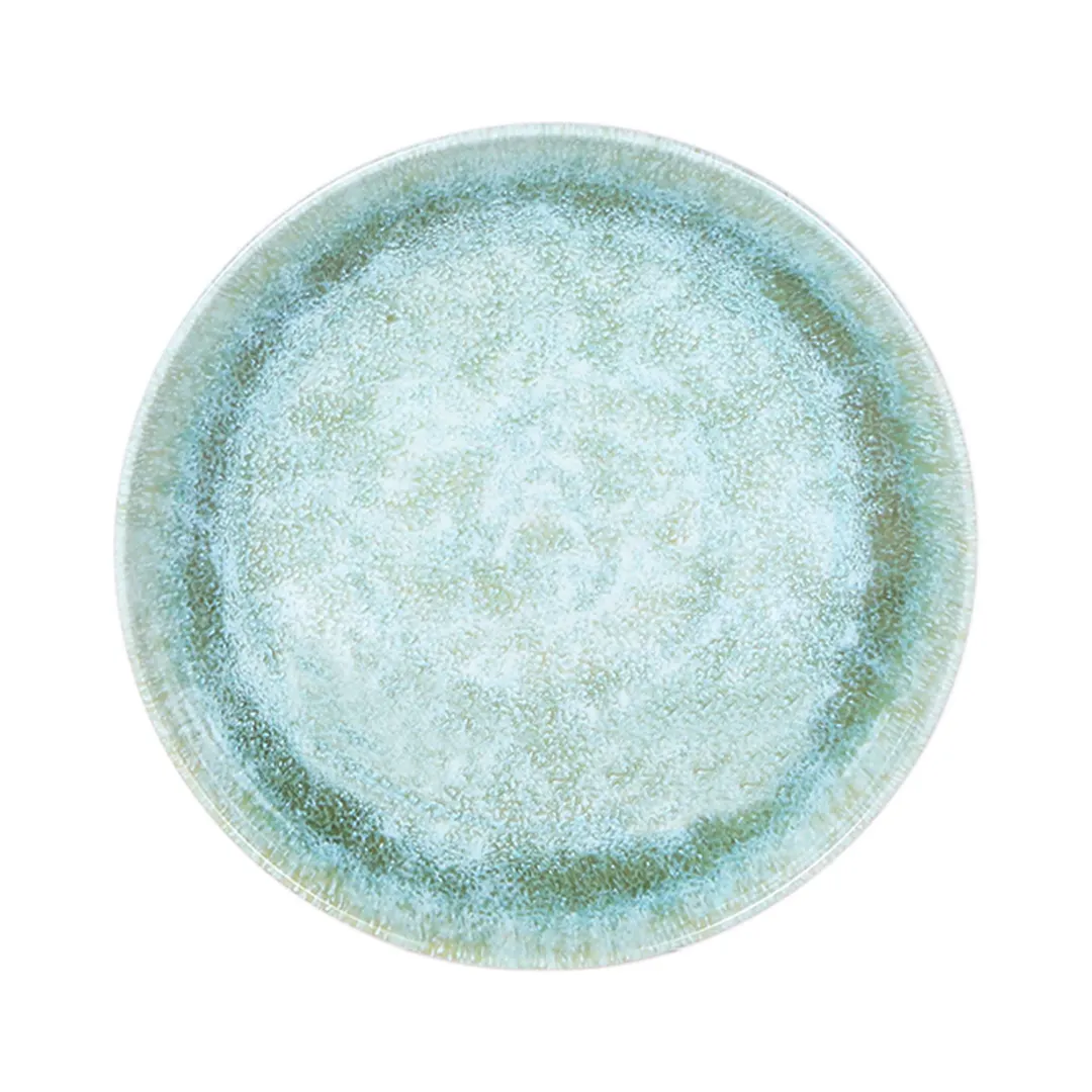 GET B427090-SM 36 Oz. Round Melamine Bowl, 9" Dia × 1 3/4" H, BPA Free, Monet Sea Moss
