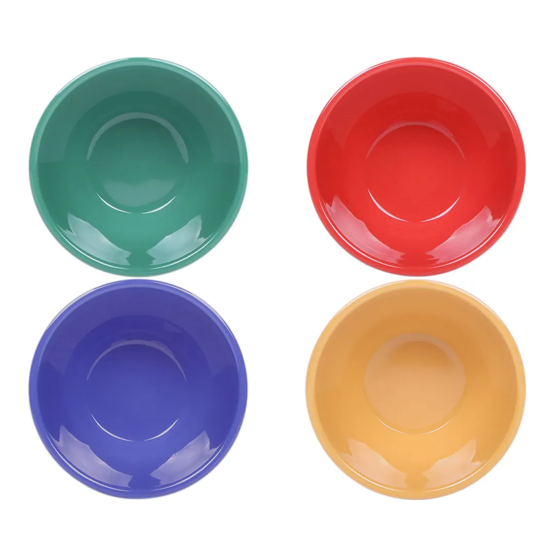 GET B4375-MIX Bouillon Cup 8 Oz Melamine Colors 4-3/8" Dia x 2-1/8" H NSF Certified - 4/Case