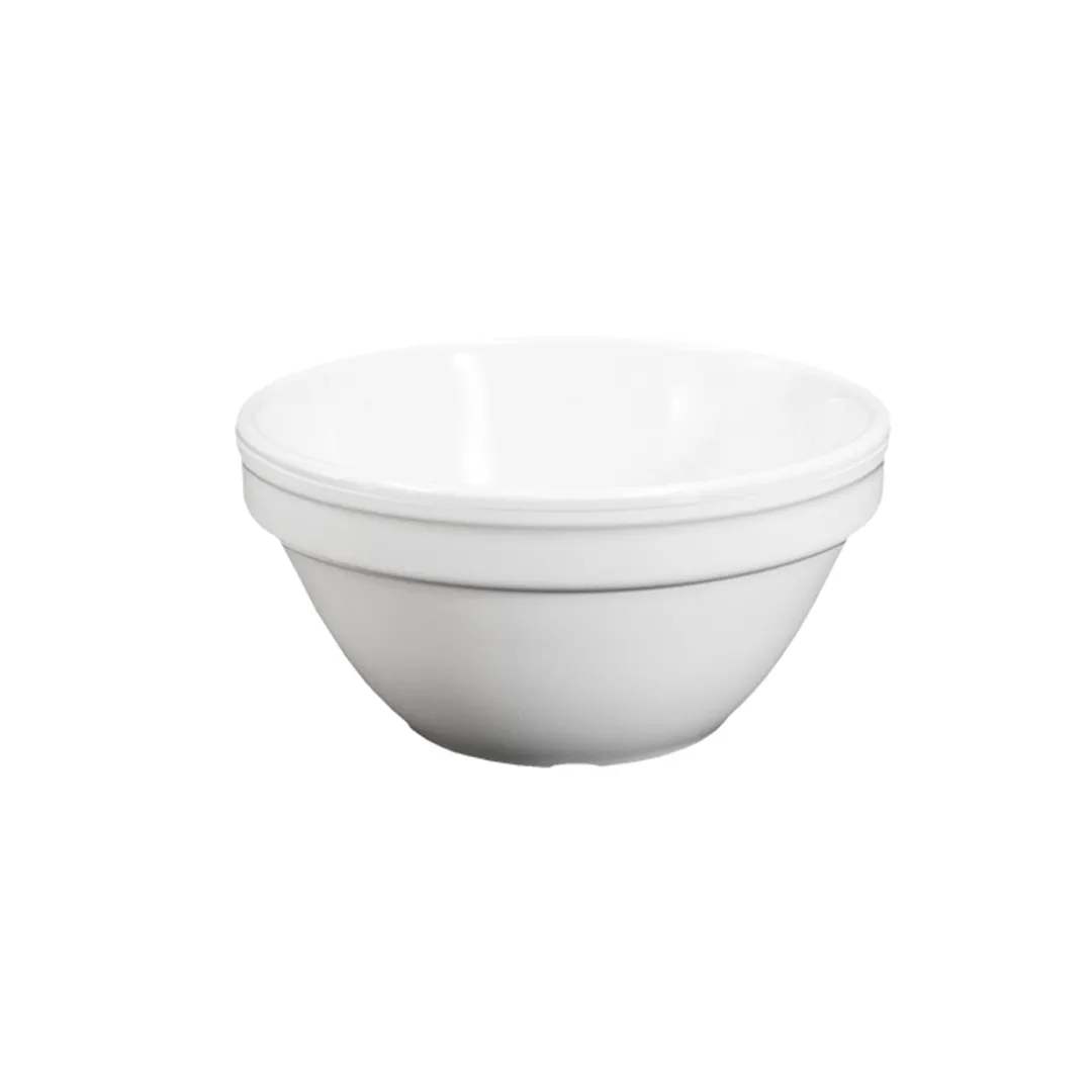 GET B4375-W Elite Global Solutions Bouillon Cup, 8 Oz, 4-3/8" Dia. X 2-1/8"H, Melamine, White