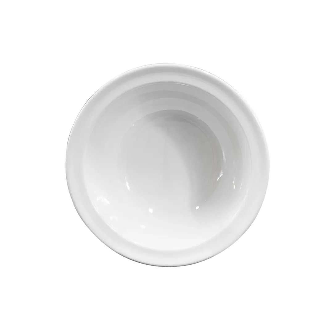 GET B534B-W 13oz White Melamine Bowl, 5-3/4" Dia × 2" H, Break‑Resistant, Dishwasher Safe
