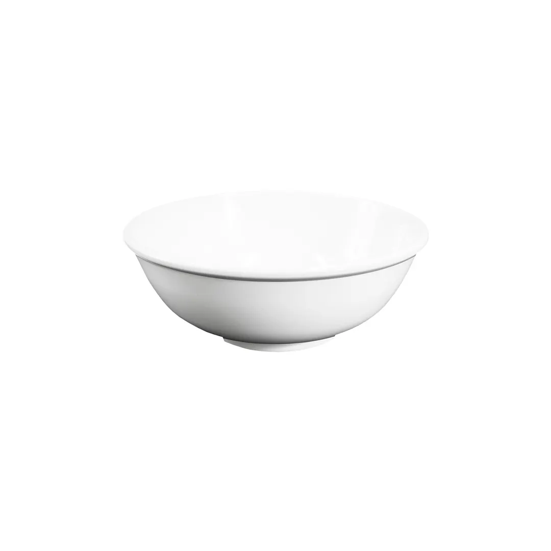 GET B725PB-W Elite Global Solutions Pasta Salad Bowl 24oz 7.25"D x 2.75"H Melamine White