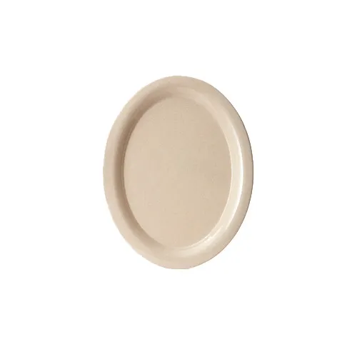 GET BAM-1135 Oval Platter, BambooMel 13½" L X 10¼" W, Beige Melamine, Dishwasher Safe - 1 Dozen
