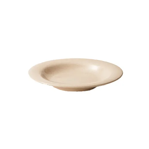 GET BAM-1139 Bamboomel Bowl, 13 Oz, 9‑1/4" Dia x 1‑1/4" H, Beige Melamine, BPA‑Free - 1 Dozen