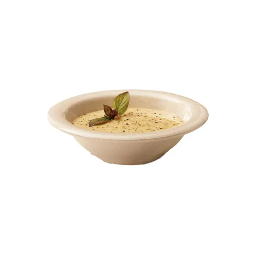 GET BAM-1454 Bamboomel Bowl, 4-1/2 Oz, 4-3/4" Dia. X 1-1/4"H, Beige, Melamine - 1 Dozen