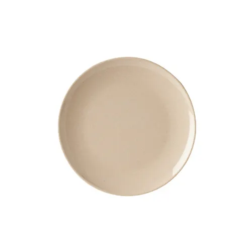 GET BAM-16102 BambooMel Plate, 12" Round Coupe, Beige Melamine, Break‑Resistant - Dozen