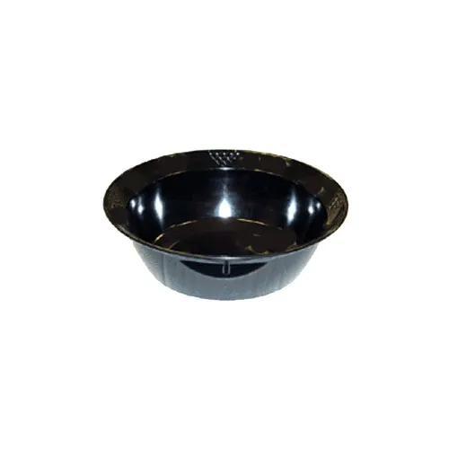 GET BB-155-6-BK Sonoma™ Bowl, 6 Qt., 15" Dia. x 5"H, Black Melamine, Break-Resistant, Dishwasher Safe