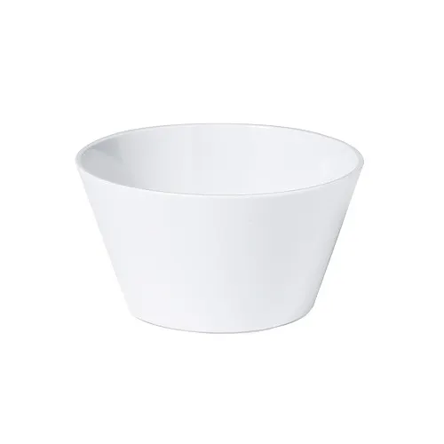 GET BC-12-W Diamond White Bowl, 12 Oz, 4-3/5" Dia. x 2.5" H, White Melamine - Dozen