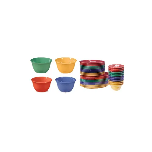 GET BC-70-MIX Diamond Bouillon Cup, 7 Oz., 4" Dia. x 2" H, Melamine, Colors, BreakResistant - Dozen