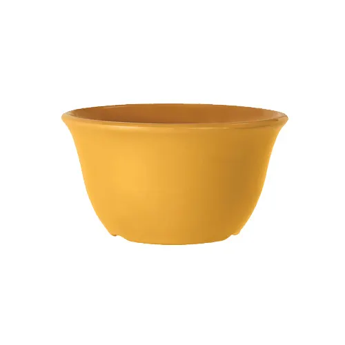 GET BC-70-TY Diamond Mardi Gras Bouillon Cup, 7 Oz, 4" Dia x 2" H, Melamine, Yellow, BPA, NSF - Dozen