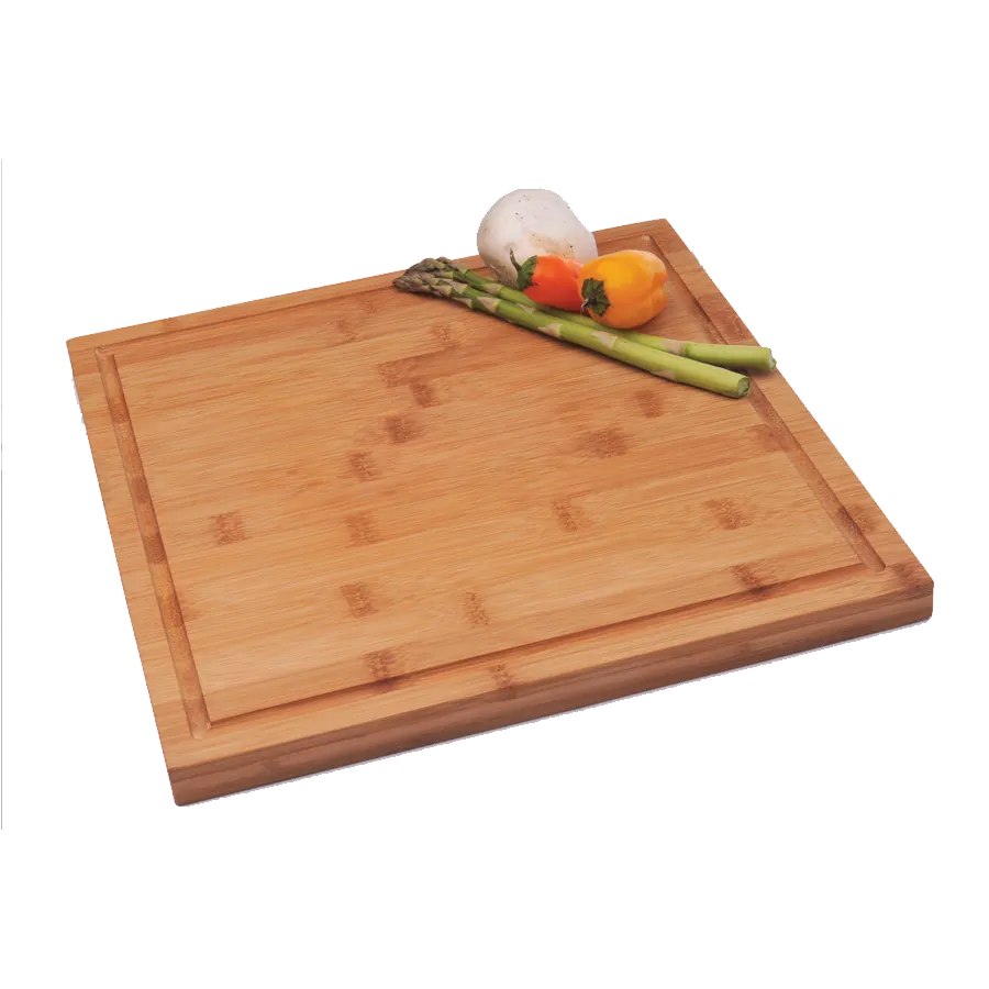 GET BCB-101 Urban Renewal Display Board, 12"W x 12"D x 0.75"H, Square Bamboo Stand