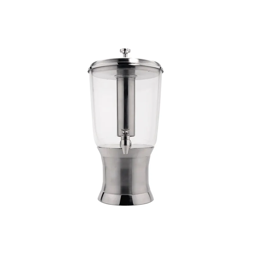 GET BEV-3GAL-SS Dispenser, 3‑Gallon, 10-1/2" x 10-1/2" x 21-1/4", Tritan Bowl, Stainless Base - Set