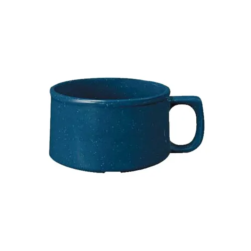GET BF-080-TB Texas Blue™ Soup Mug, 11 Oz, 4" Dia. x 2-1/4" H, Melamine, Dishwasher Safe - 1 Dozen