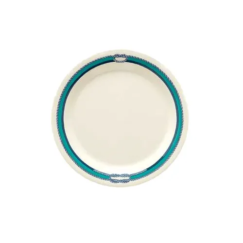 GET BF-090-FP Plate, 9" Round Melamine, Mid‑Rim, Patterned, Dish‑Safe, Break‑Resist, NSF, 1 Dozen
