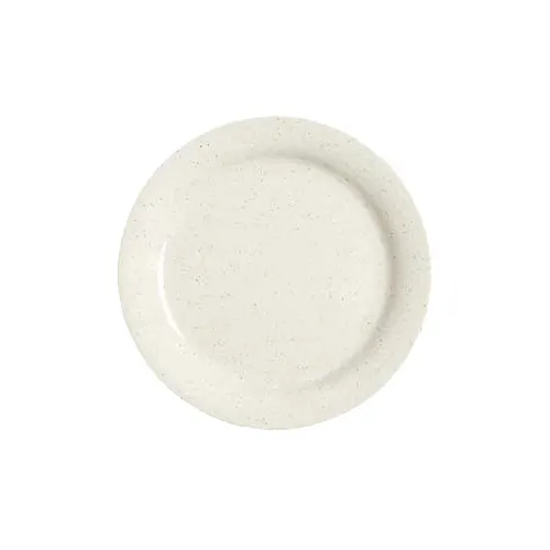 GET BF-090-IR Santa Fe Plate, 9" Round Beige Melamine, Rim, Break‑Resist, Dishwasher Safe - 1 Dozen