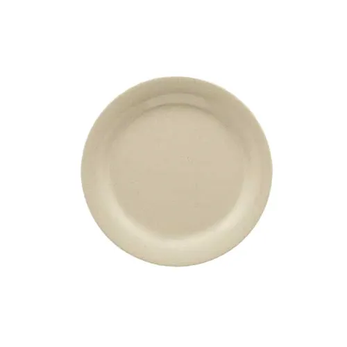 GET BF-090-S Tahoe Plate – 9" Round Beige Melamine, Medium Rim, Dishwasher Safe, BPA‑Free - 1 Dozen