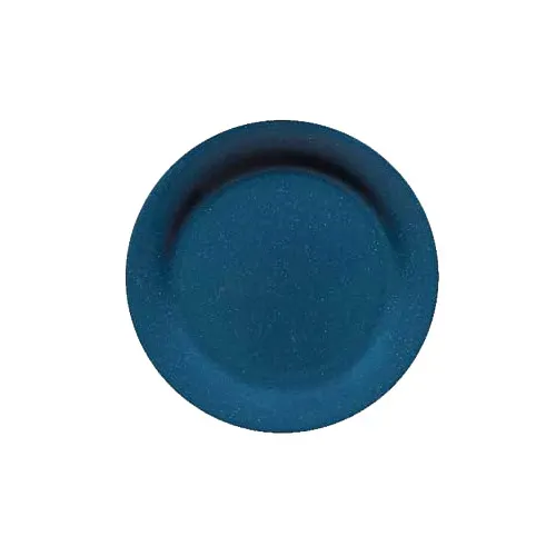 GET BF-700-TB Texas Blue 7-1/2" Round Melamine Plate, Break-Resistant, Dishwasher Safe – 1 Dozen
