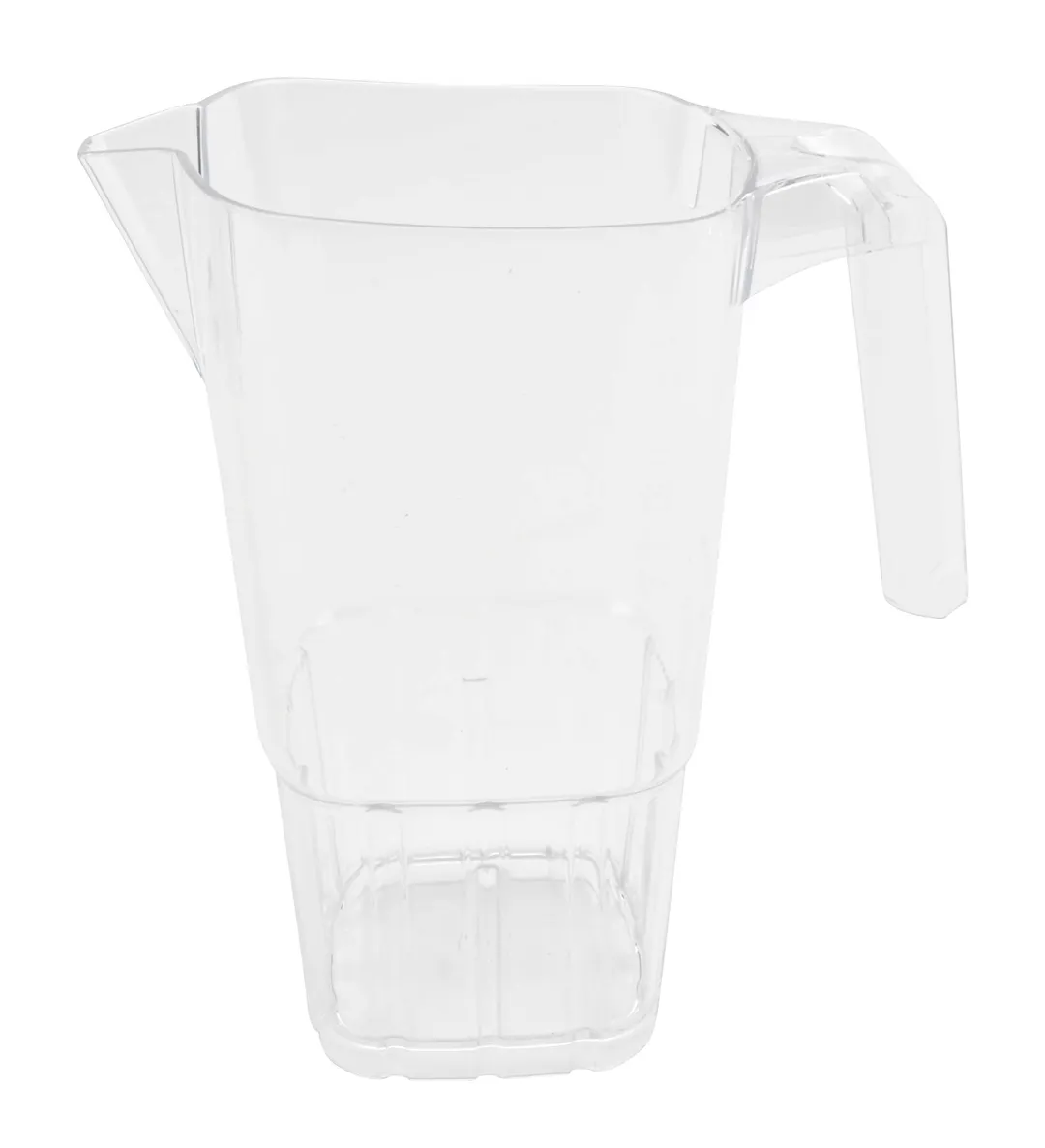 GET BP-33-CL – 33oz Clear SAN Plastic Pitcher, 7" L x 6.63" W x 8" H, Water Pitcher – 1 Dozen