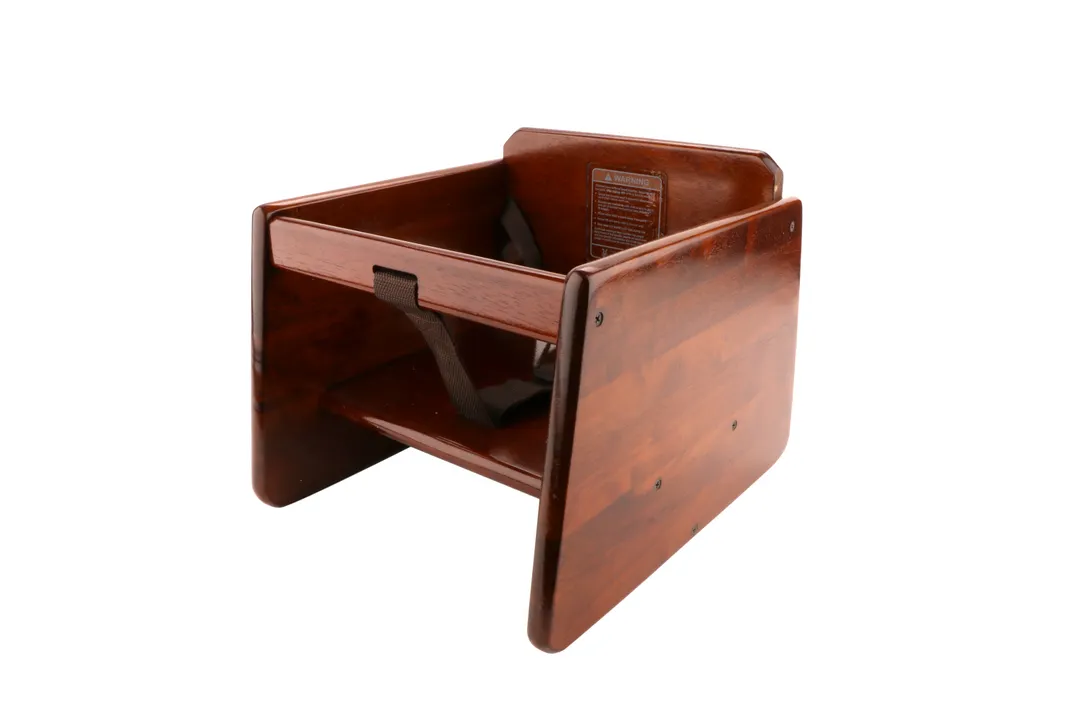 GET BS-200-MOD-W2 Booster Seat, Modified, Double Strap, Hardwood, Walnut Finish