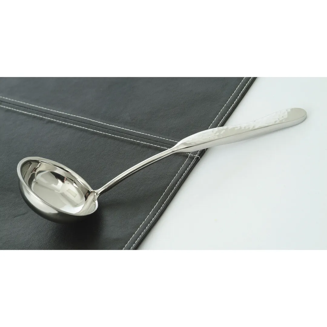 GET BSPD-08 Serving Ladle – 2‑5 oz, 10" Length, 18/8 Stainless Steel, Pounded