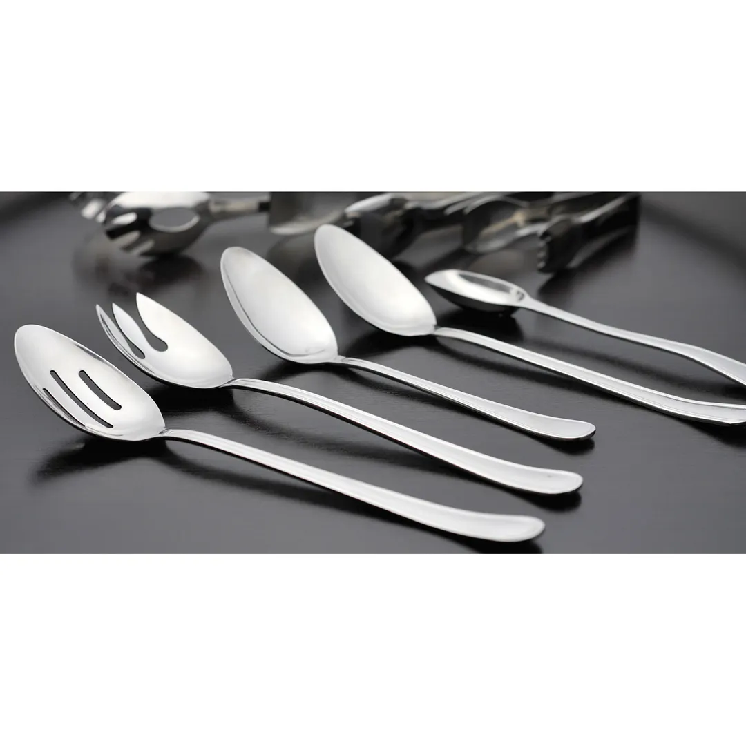 GET BSRIM-04 Scoop Spoon, 1/2 Oz., 9-1/4" Stainless Steel, Mirror, Solid Portion Control Spoon