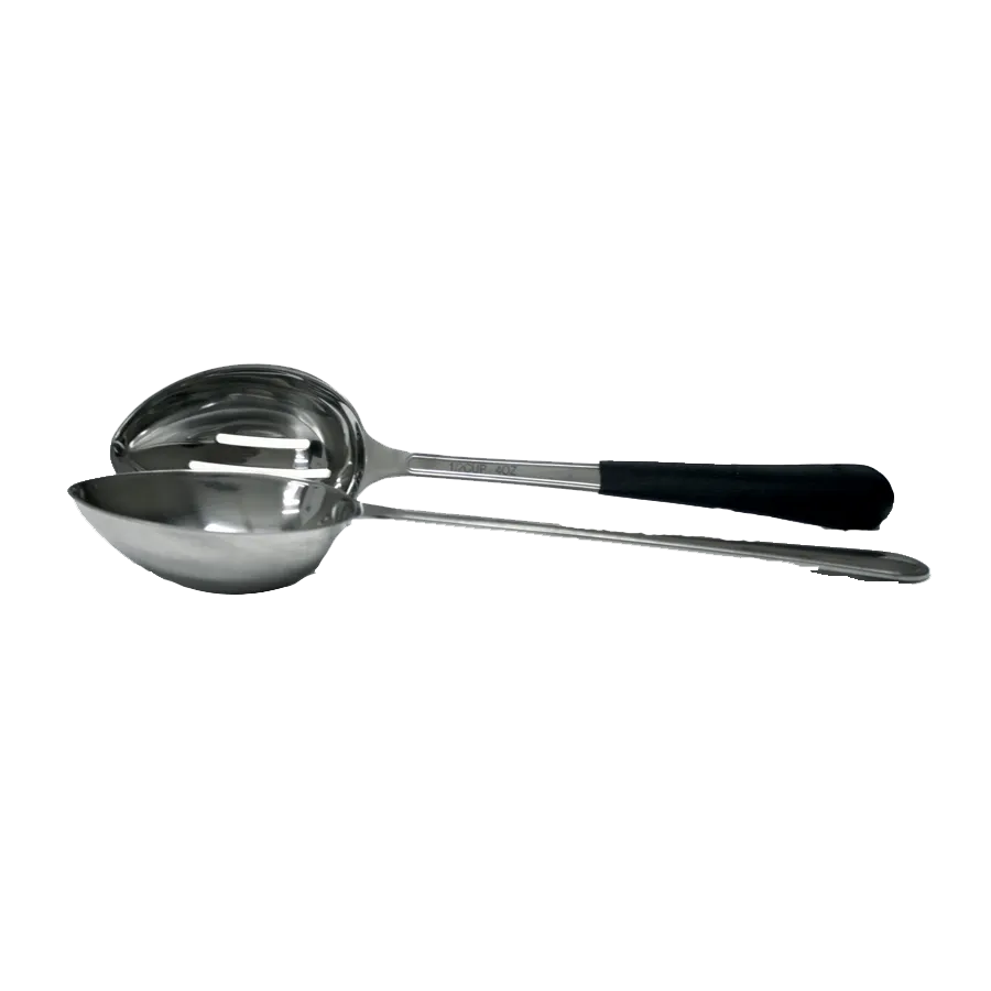 GET BSRIM-21 Portion Control Spoon, 4 Oz., 12" Solid 18/8 Stainless Steel