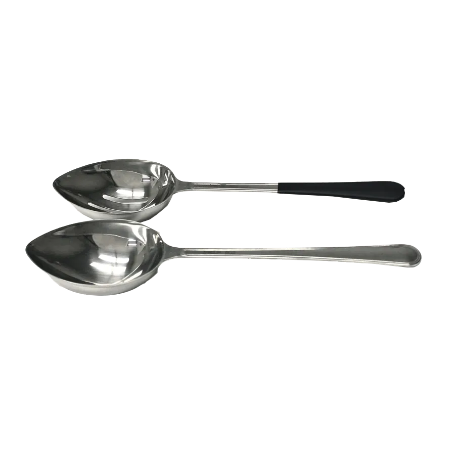 GET BSRIM-22 Portion Control Spoon, 6 Oz., 12" Solid 18/8 Stainless Steel