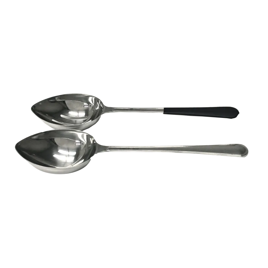 GET BSRIM-23 Portion Control Spoon, 8 Oz., 12" Solid 18/8 Stainless Steel