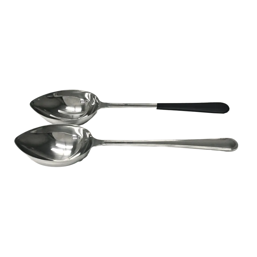 GET BSRIM-24 Portion Control Spoon, 2 Oz., 12" Slotted, 18/8 Stainless Steel