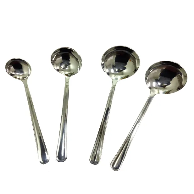 GET BSRIM-41 Serving Ladle, 2-5 oz, 9-1/2" Length, 1-Piece Stainless Steel Mirror