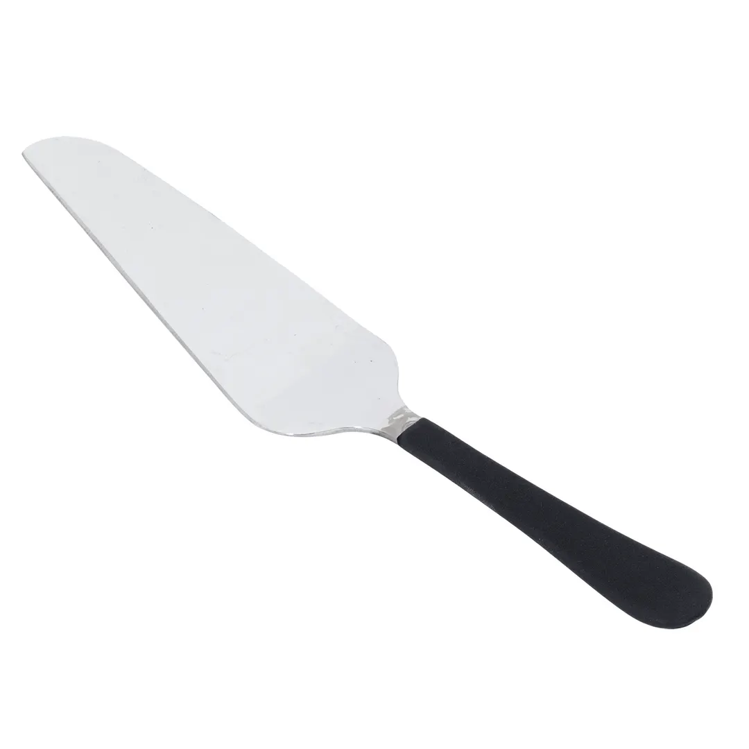 GET BSRIM-65-BK Pastry Server – 10-7/8" Narrow, Smooth Edge, Black Handle, Stainless Steel