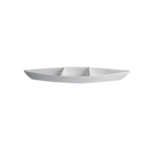 GET BT319G Bugambilia Boat, 126-4/5 oz, 31.1" L × 6-1/4" W × 3.1" D, Cast Aluminum Coated, Gray