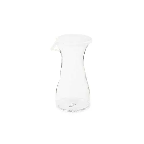 GET BW-1025-PC-CL Clear Polycarbonate Wine/Juice Decanter, 8.4 Oz., 3" x 6"H, with Lid - 1 Dozen