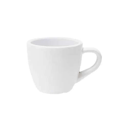 GET C-1004-W White Melamine Espresso Cup, 3 Oz, 2-1/2" Dia. X 2-1/4" Deep - 1 Dozen