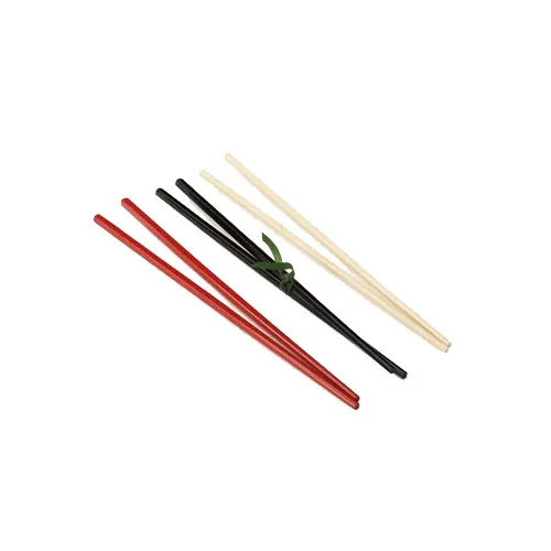 GET CHOPSTICKS-BK - 10.75" Melamine Plastic Reusable Chopsticks, Black, Dishwasher Safe, BPA Free
