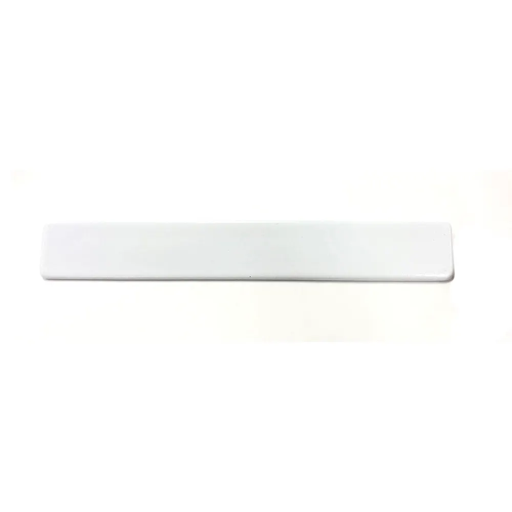 GET CIHSMG20-WW Bugambilia Fit Perfect Gap Bar, 13" x 2", White Cast Aluminum, Resin, Cold Bar