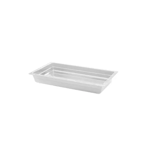 GET CM1220-NW Food Pan – 7.1‑Qt, 20"L x 12"W x 2‑1/2"H, White Melamine, BPA‑Free, NSF