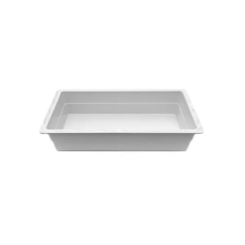 GET CM12204-NW Food Pan, 11.9 Qt 1/1 Full‑Size White Melamine, 20" L x 12" W x 4" H