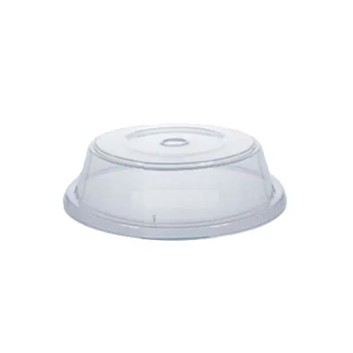 GET CO-101-CL Clear Plate Cover, Fits 10.6"-11.4" Plates, Break‑Resistant, BPA‑Free Plastic - 1 Dozen