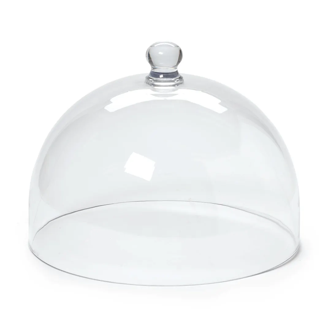 GET CO-1290-CL Madison Avenue Dome Cover, 12-1/4" Dia. x 9", Round, Clear Polycarbonate