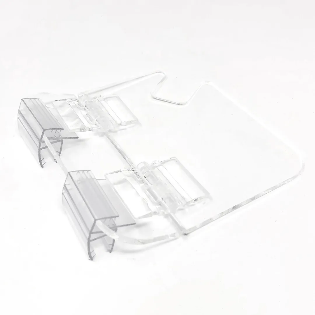 GET CO-44-CL Urban Renewal Square Hinged Acrylic Lid, 4" x 4", Fits 4" Jar (GL-444 & WB-444) - Set