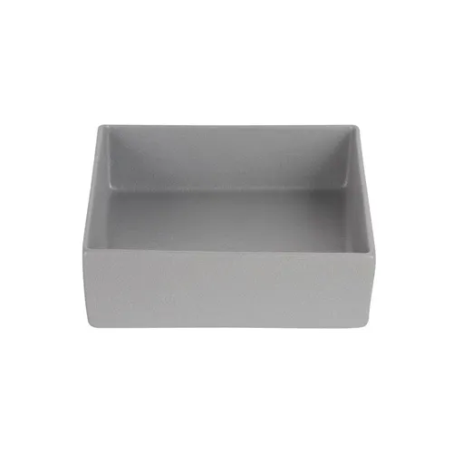 GET COMP03 Salad Bowl, 3‑Quart, 10" × 10" × 3" Square Aluminum, Classic Finish – Color: Specify