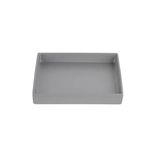 GET COMP08 Bugambilia Salad Bar Bowl, 1.3 Qt, 10"x10"x1.5", Square Cast Aluminum, Classic