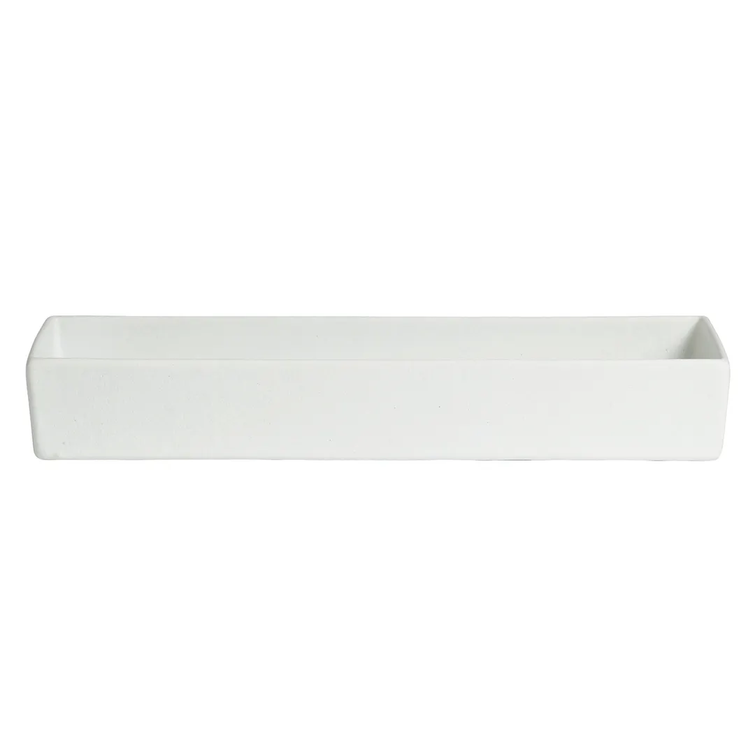 GET COMP23 Bugambilia Salad Bar Bowl, 4.1 Qt, 19-1/2" L x 7" W x 3" H Rectangular Aluminum, Finish