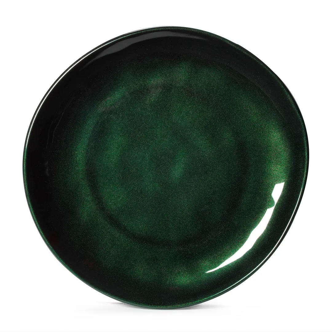 GET CS-10-CSG Cosmo™ Plate – 10-1/2" Coupe Round Melamine Plate, Green - 1 Dozen